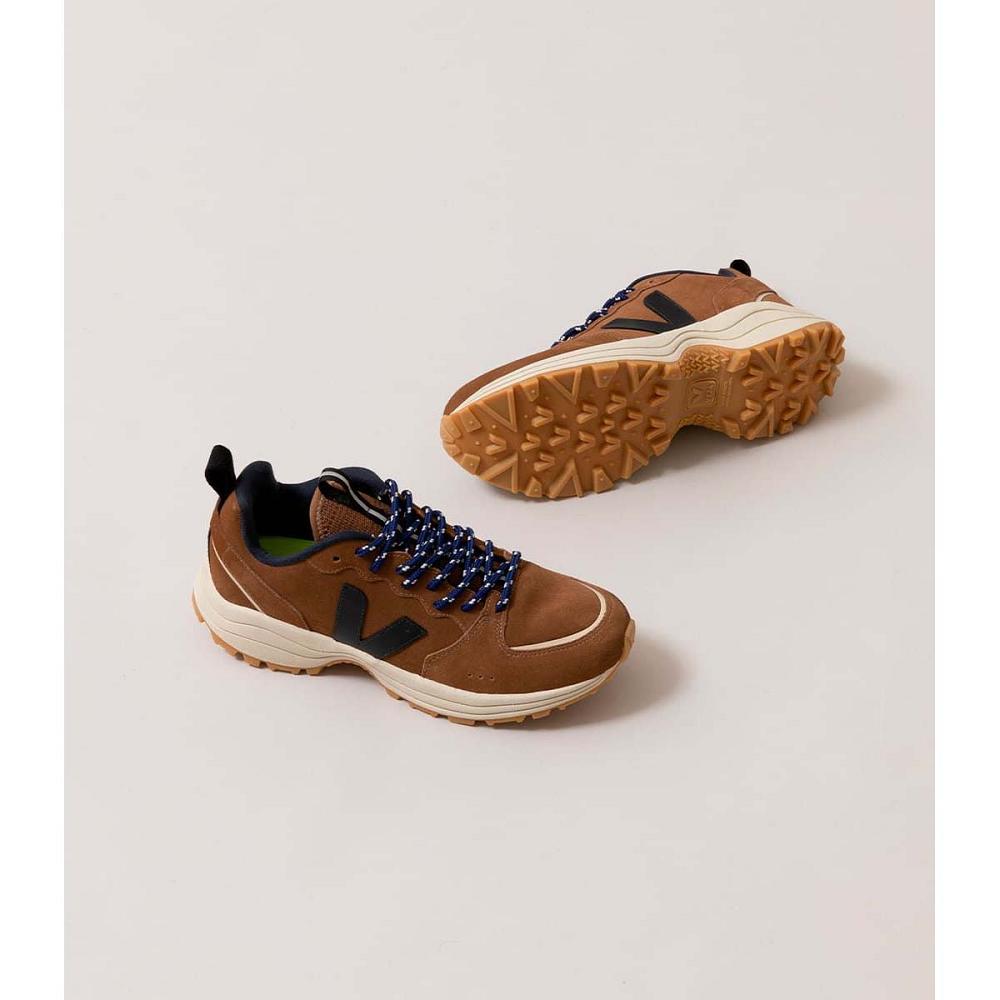 Veja VENTURI RIPSTOP Men's Running Shoes Brown | NZ 180GSO